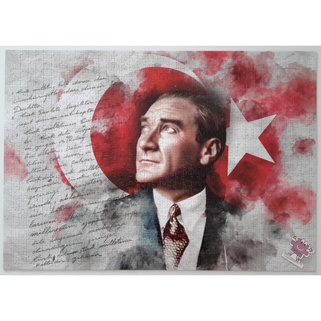 Puzz ''Atatürk ve Bayrak'' 1000 Parça