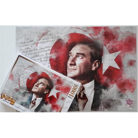 Puzz ''Atatürk ve Bayrak'' 1000 Parça