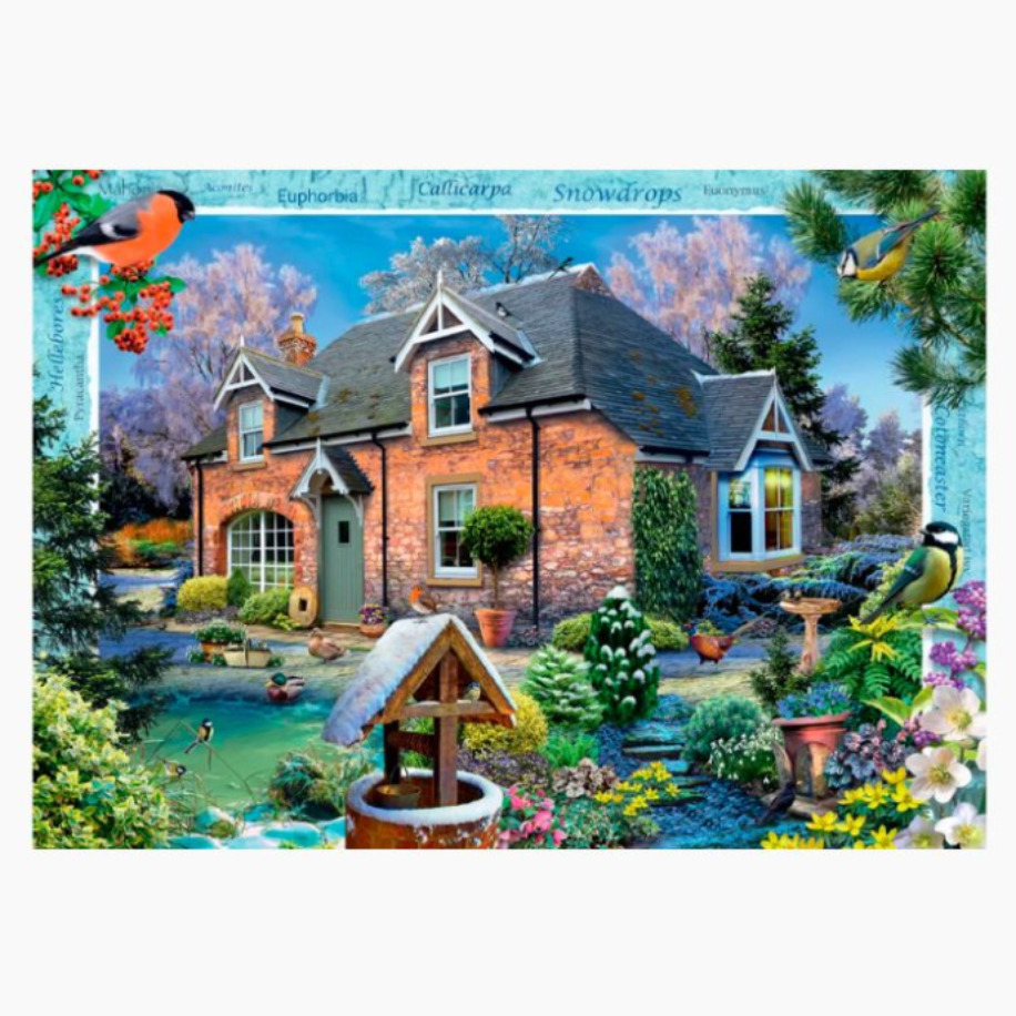 Ravensburger ''Snowdrop Cottage'' 1000 Parça