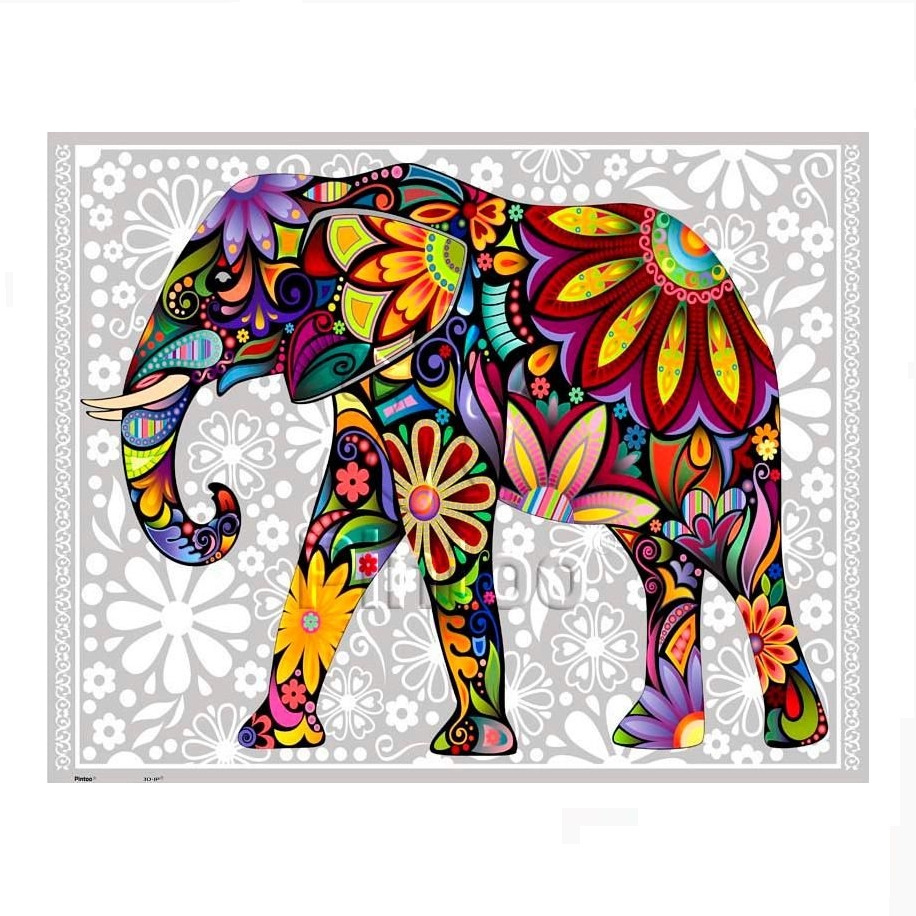 Pintoo ''The Cheerful Elephant'' 500 Parça