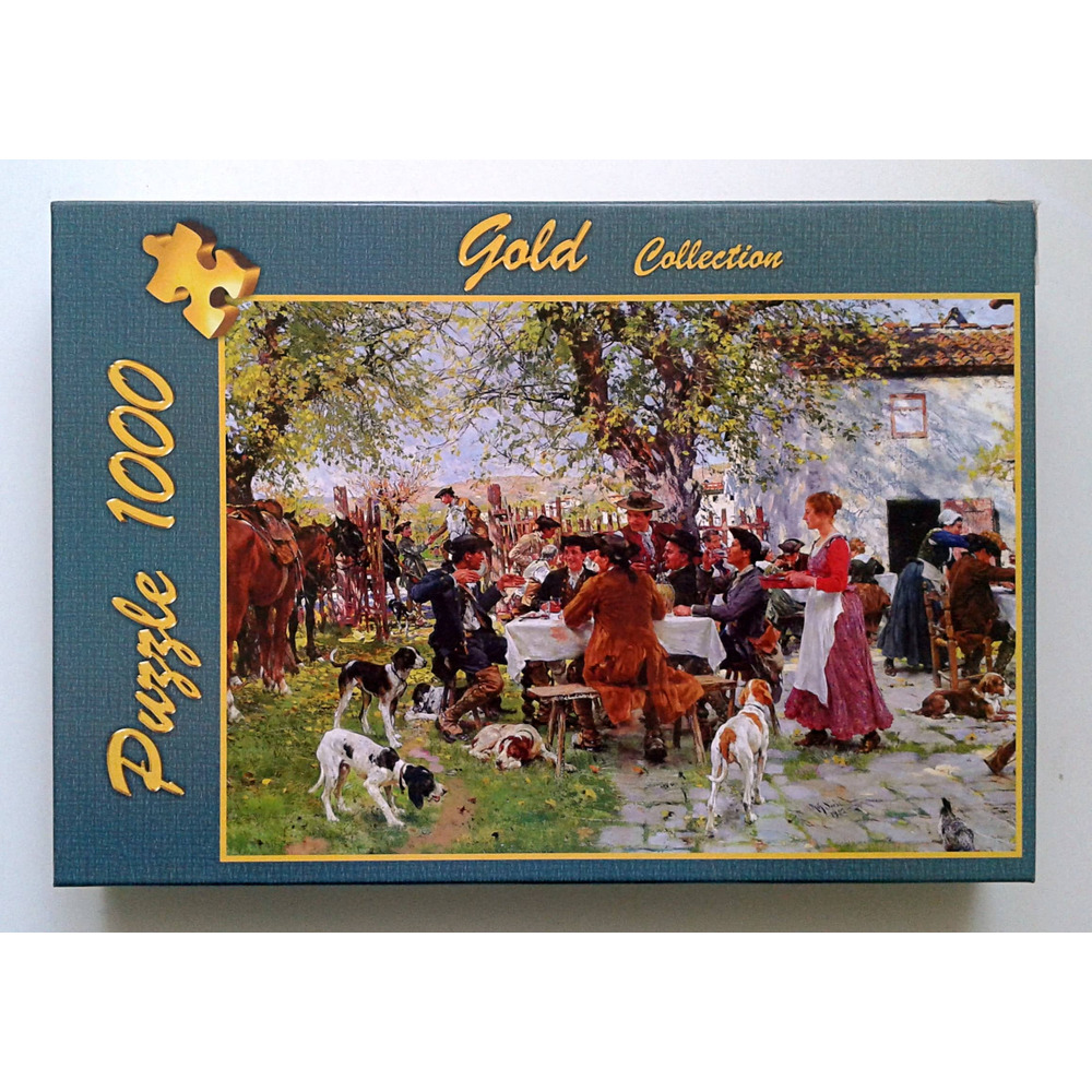 Gold Puzzle''The Huntsmen's Lunch''1000 Parça