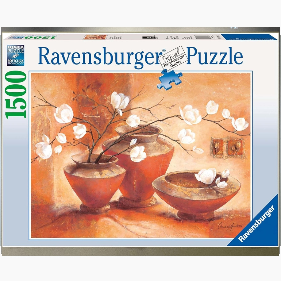 Ravensburger ''Beyaz Manolyalar'' 1500 Parça