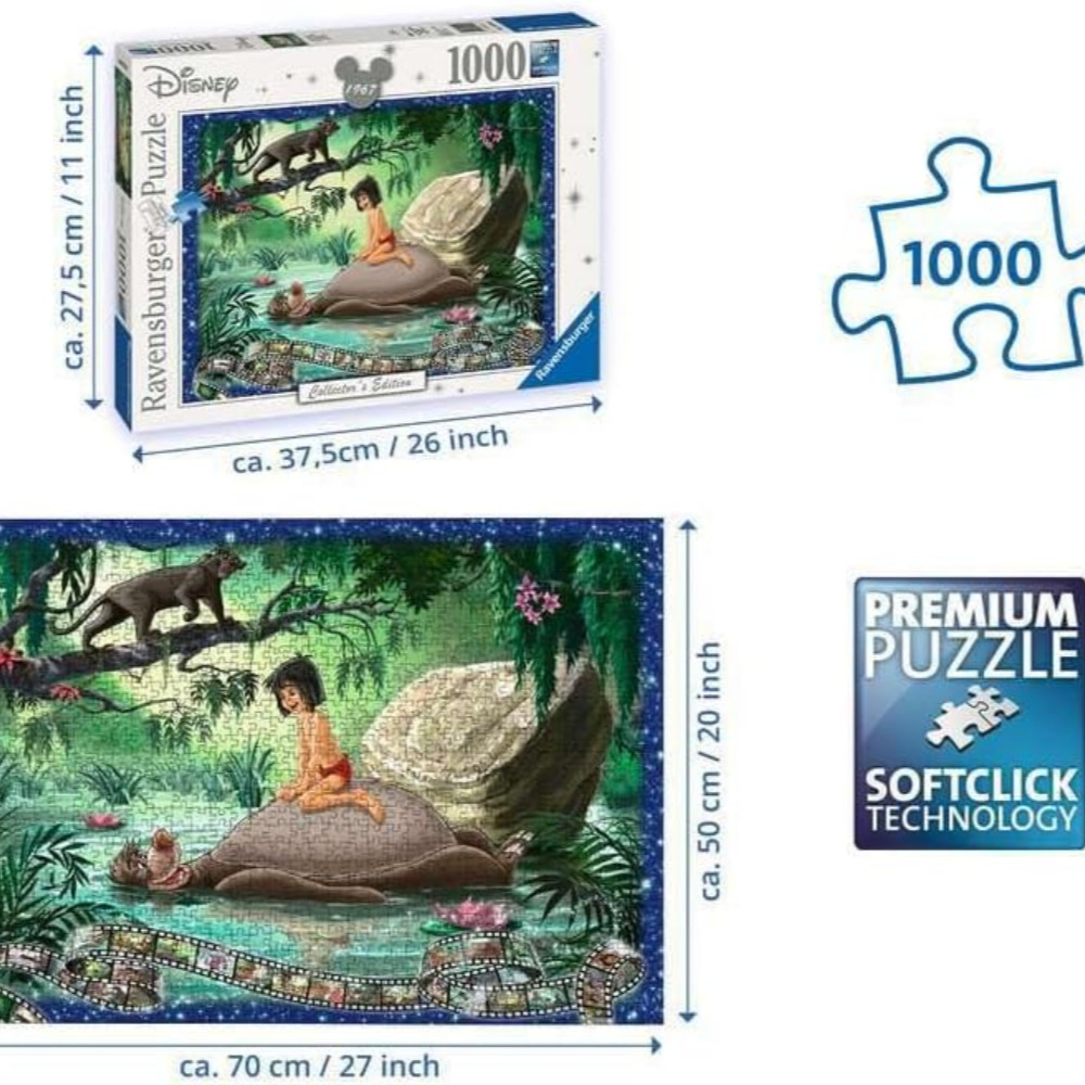 Ravensburger ''WD Jungle Book'' 1000 Parça