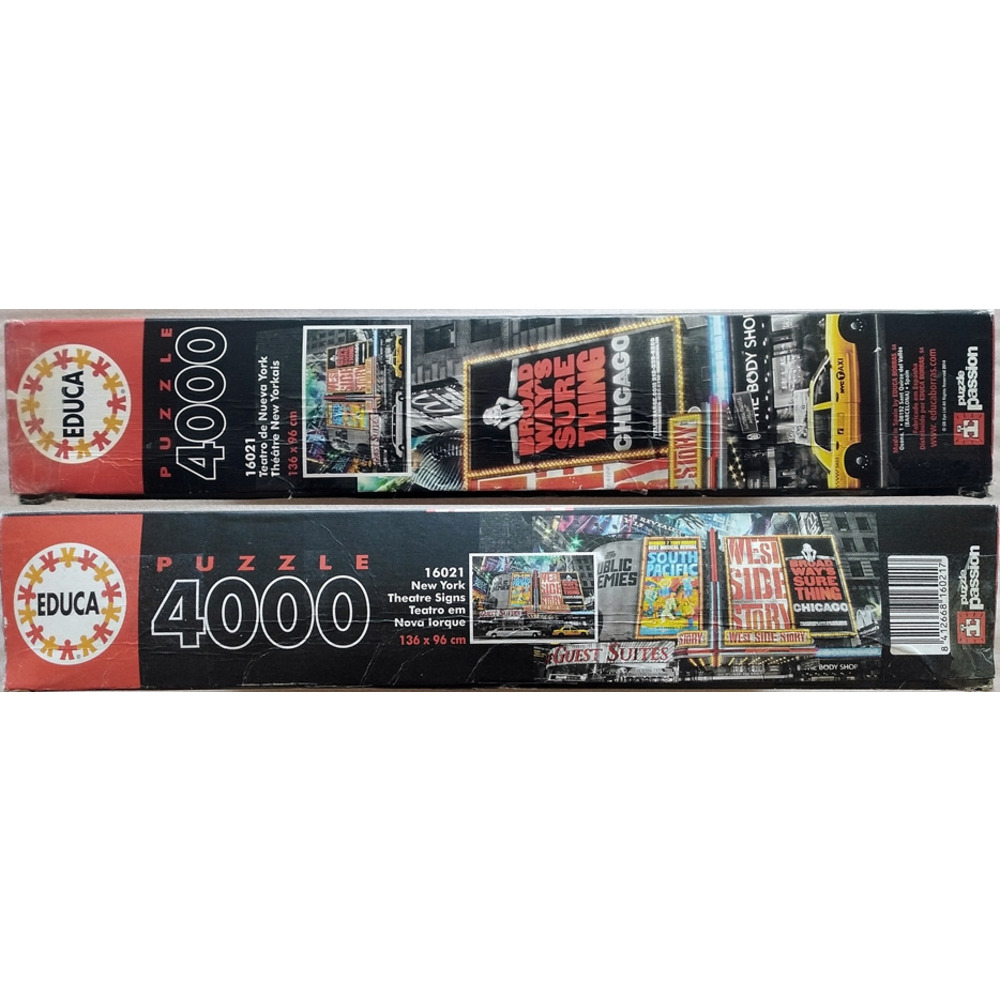 Educa'' New York Theatre Sign ''4000 Parça