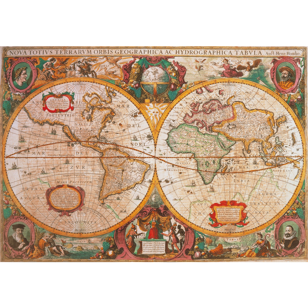 Clementoni ''Old Map'' 1000 Parça 