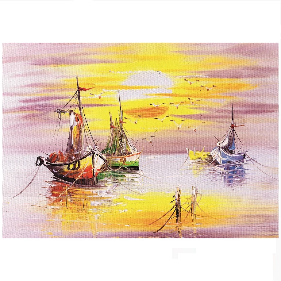 Nova Puzzle ''Gün Batımı ve Tekneler'' 1500 Parça