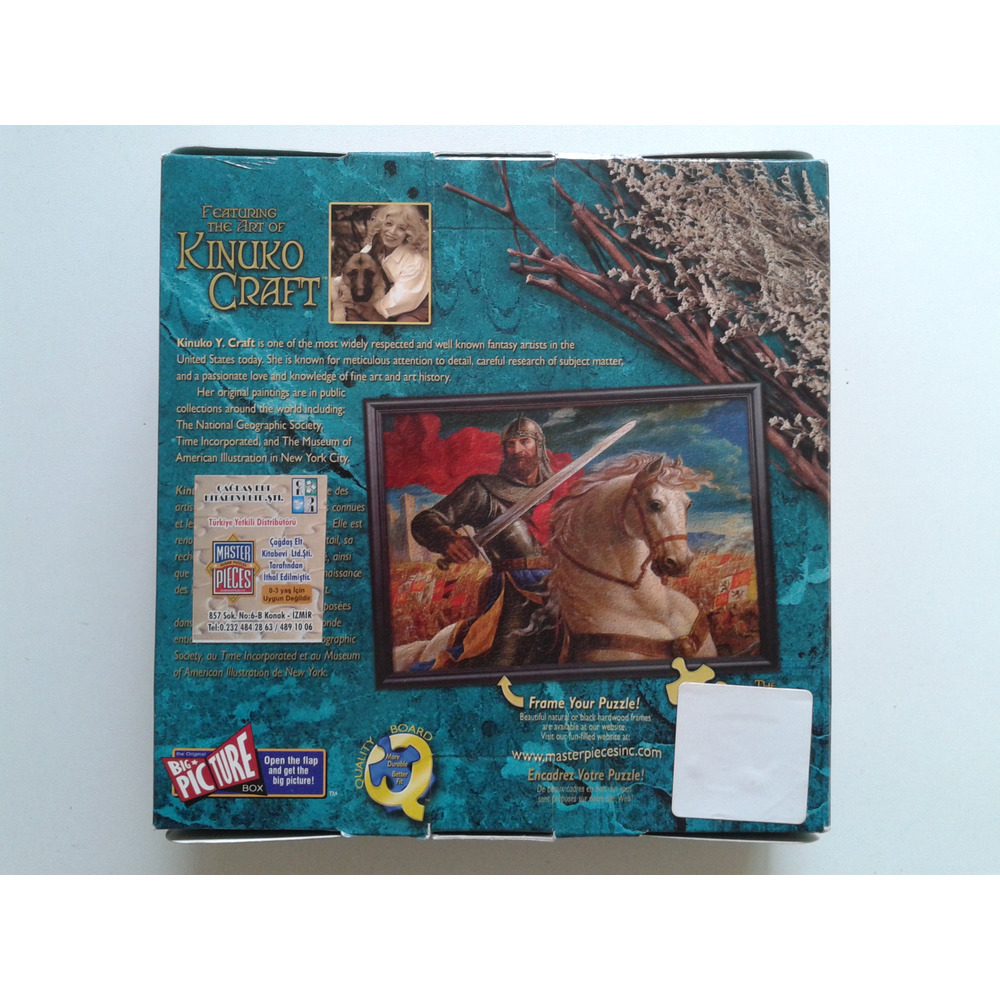 Masterpieces Puzzle ''The Warrior King'' 550 Parça