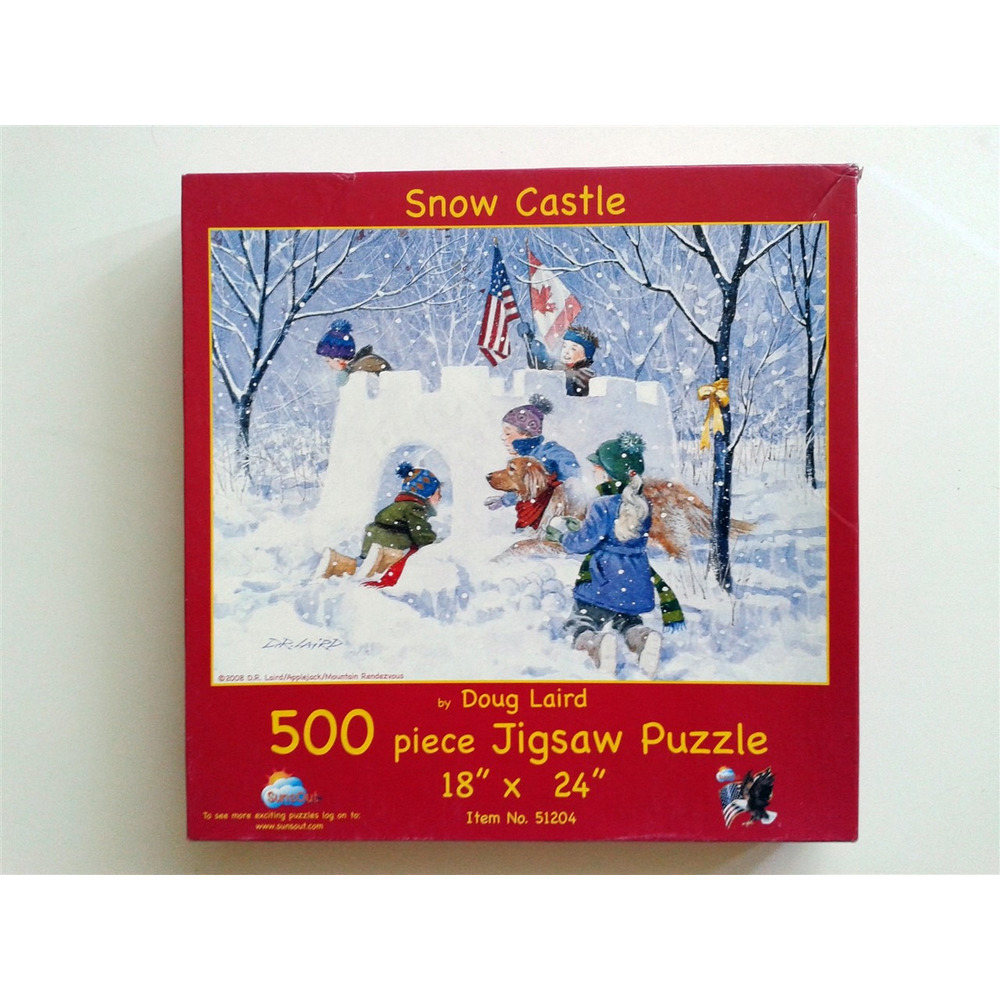 Sunsout''Snow Castle'' 500 Parça
