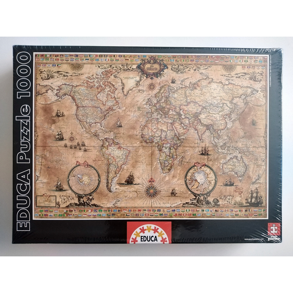 Educa''Antique World Map''1000 Parça