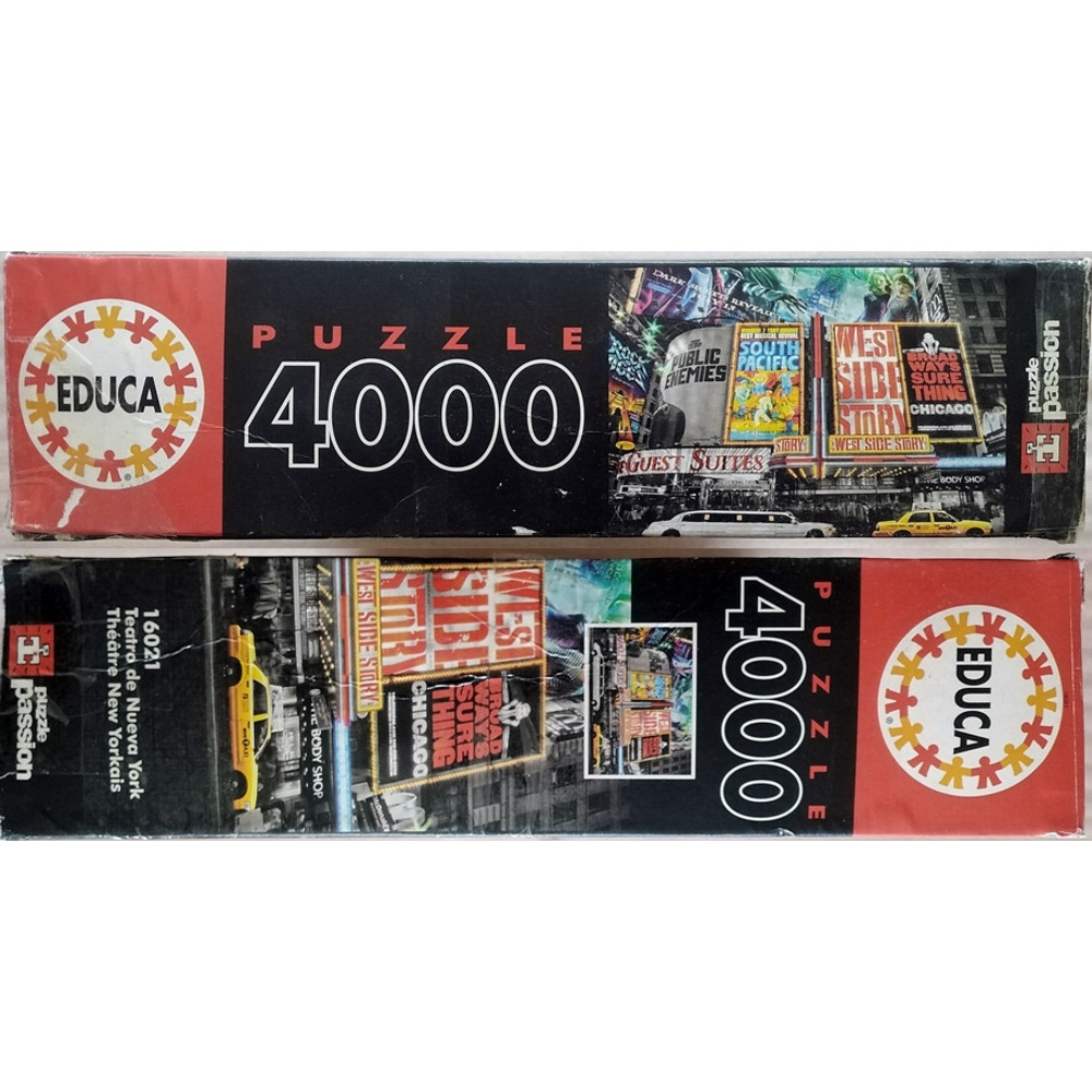 Educa'' New York Theatre Sign ''4000 Parça