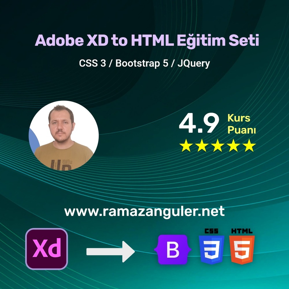 Adobe XD to HTML Eğitim Seti