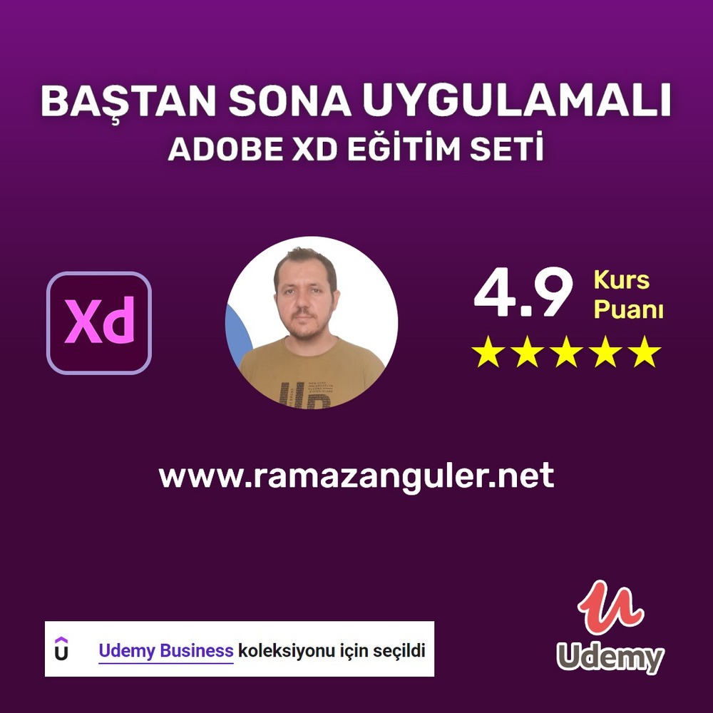 Baştan Sona Uygulamalarla Adobe XD Eğitimi