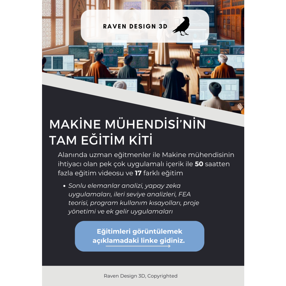 Makine Mühendisinin Tam Eğitim Kiti