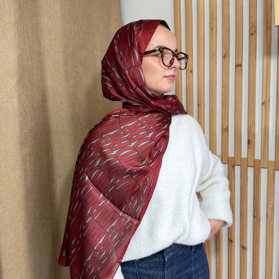 Vual ipek şal | red_scarfofficial