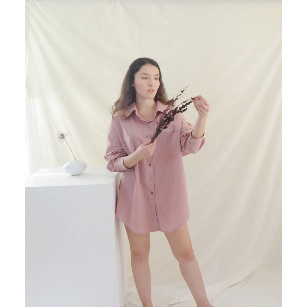 HANNAH SHIRT | BLUSH 