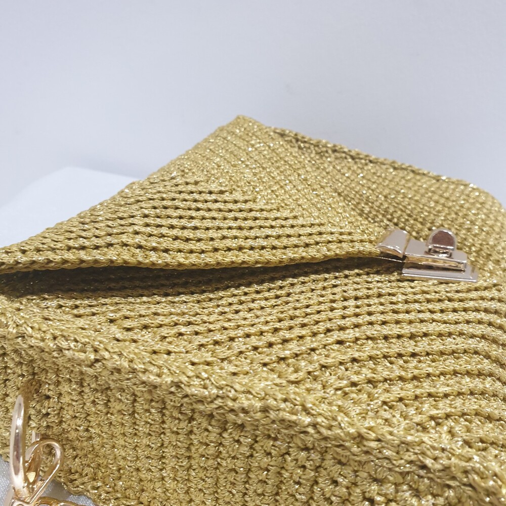 Gold Işıltılı Clutch