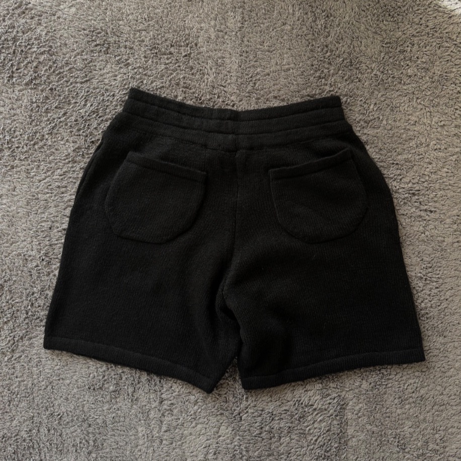 Cole Buxton Knit Shorts - Black | reselltrio