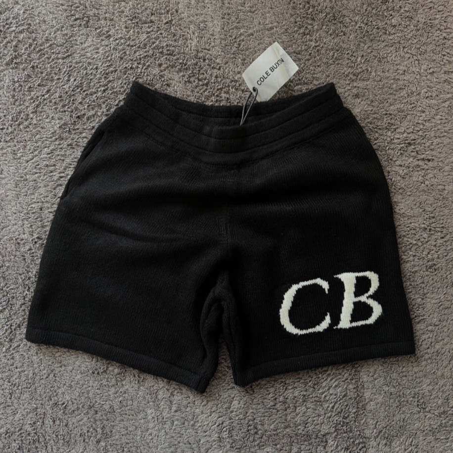 Cole Buxton Knit Shorts - Black | reselltrio