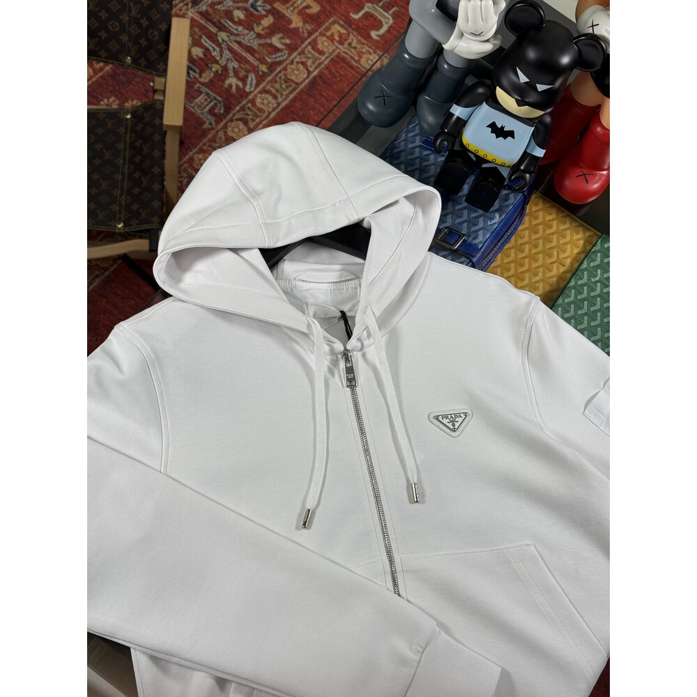 PRADA FULL ZIP SWEATSHIRT LS | RCHH
