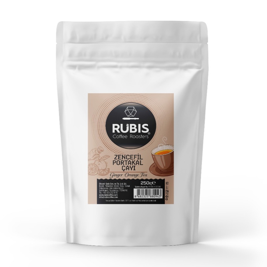 Rubis Zencefil Portakal Çayı 250 Gr.