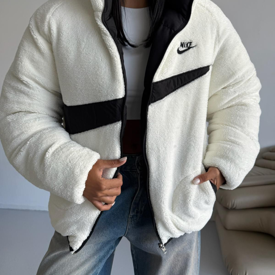 Nike Cross Çift Taraflı Şişme Mont Siyah 8470