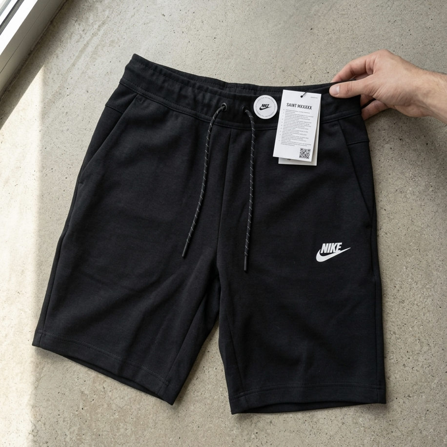 Nike Tech Fleece Şort Siyah 8502