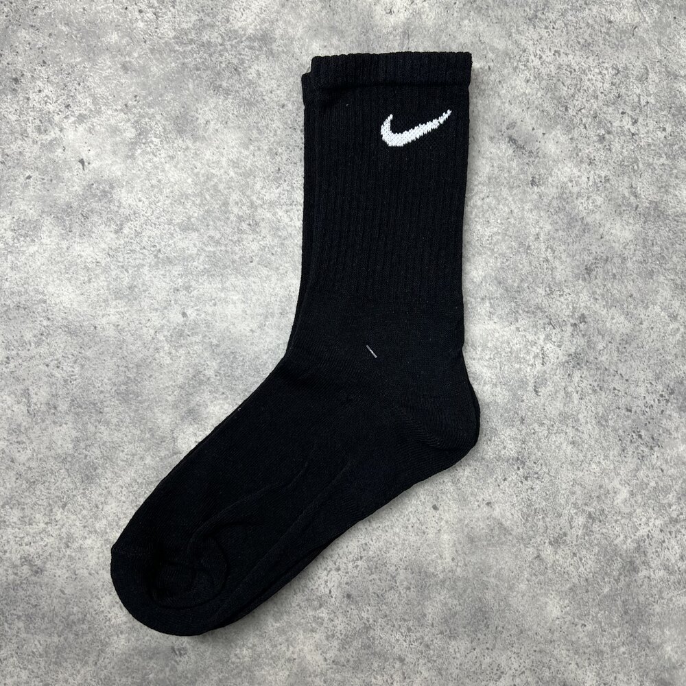 Nike Crew Çorap 3’lü Paket Siyah 8159