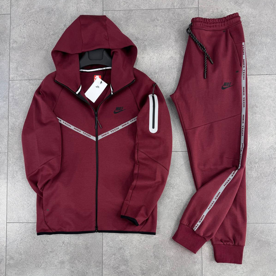 Nike 2026 Tech Fleece Premium ‘Reflective’ TAKIM Bordo 8484