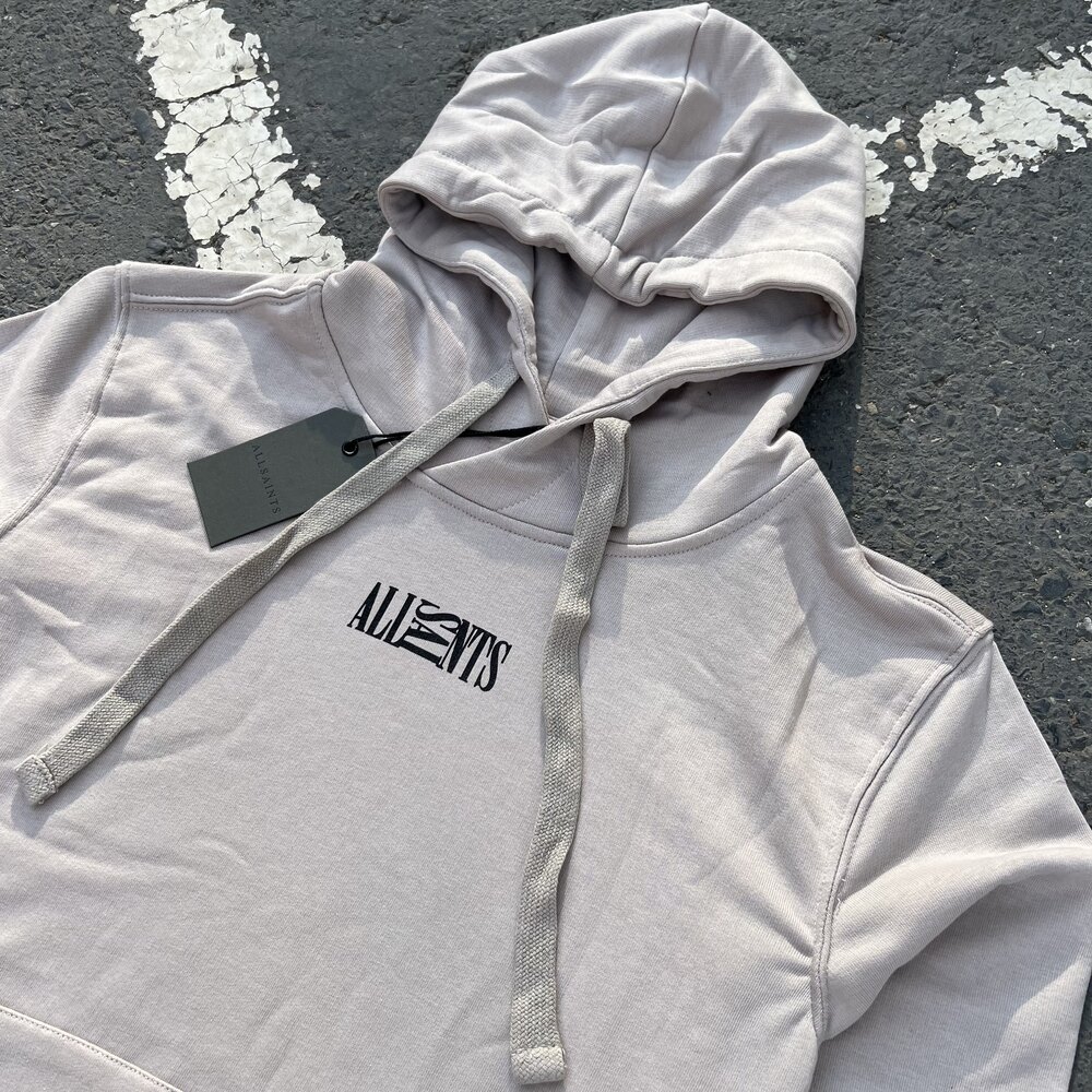 A.S. Chest Logo Hoodie Stone 8162
