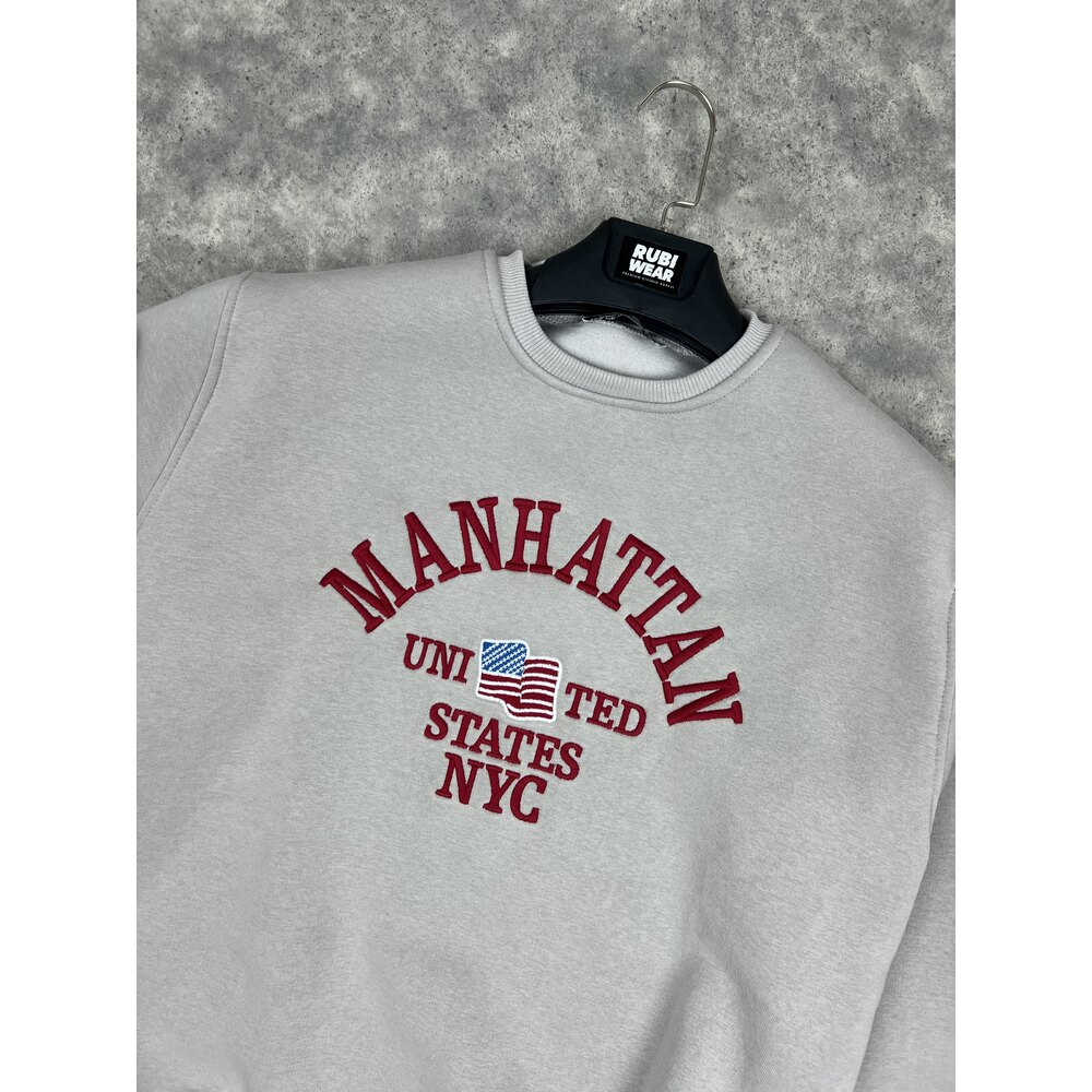 Unisex Oversize Sweat Grey 8295