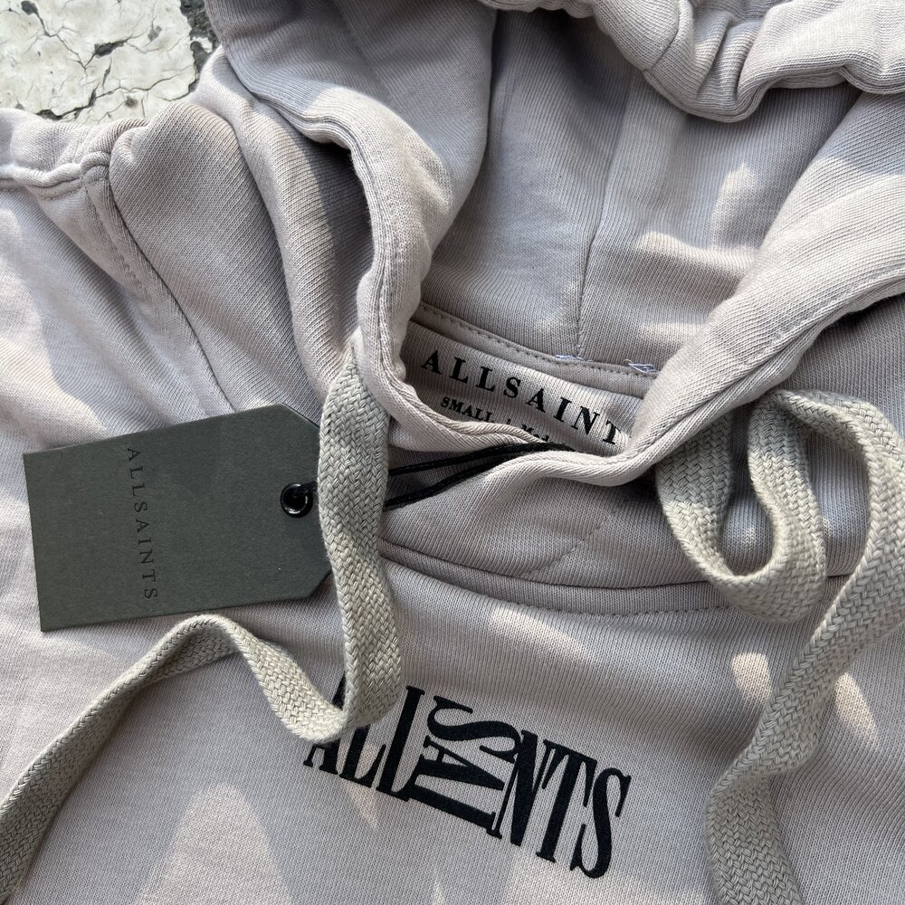 A.S. Chest Logo Hoodie Stone 8162