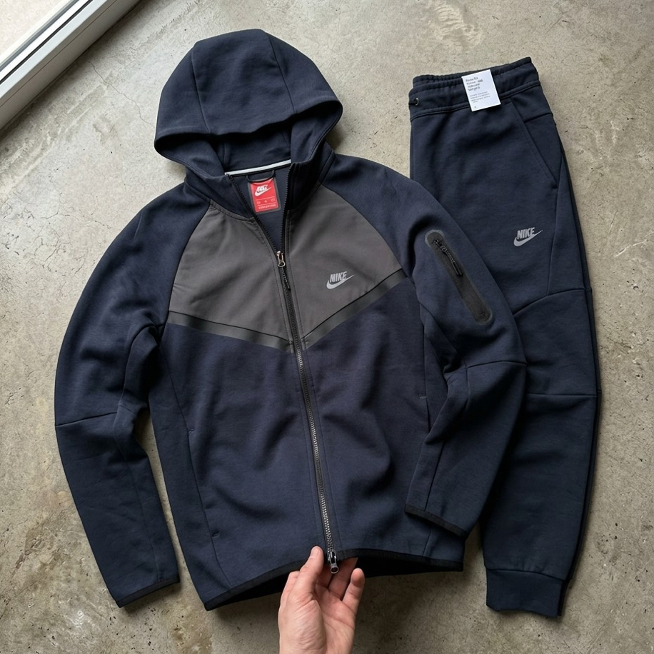 Nike 2026 Tech Fleece Premium Patch TAKIM Laci-Füme 8484