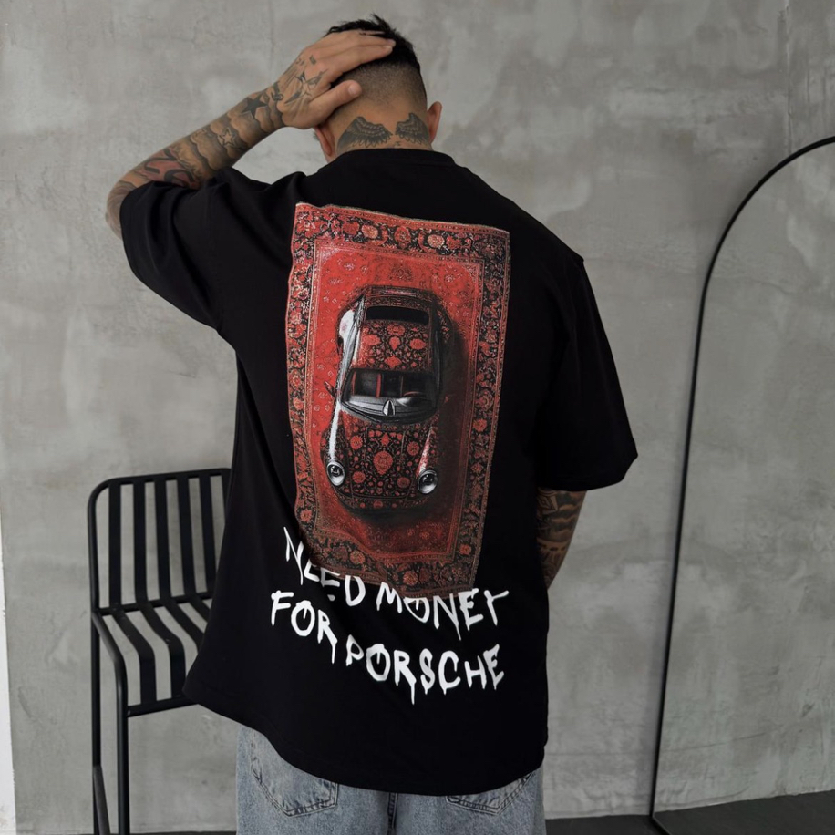 NEED Premium Oversize T-Shirt Siyah 8399
