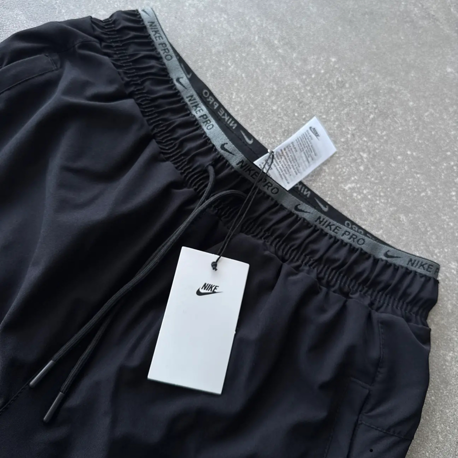 Nike Pro Taytlı Spor Şortu Siyah 8328S
