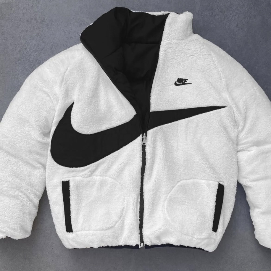 Nike Cross Çift Taraflı Şişme Mont Siyah 8470