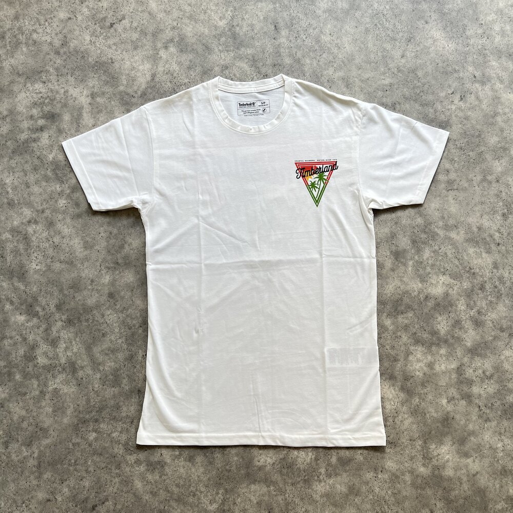 ‼️İNDİRİM TMB. Back Print T-Shirt Kırık Beyaz 8092