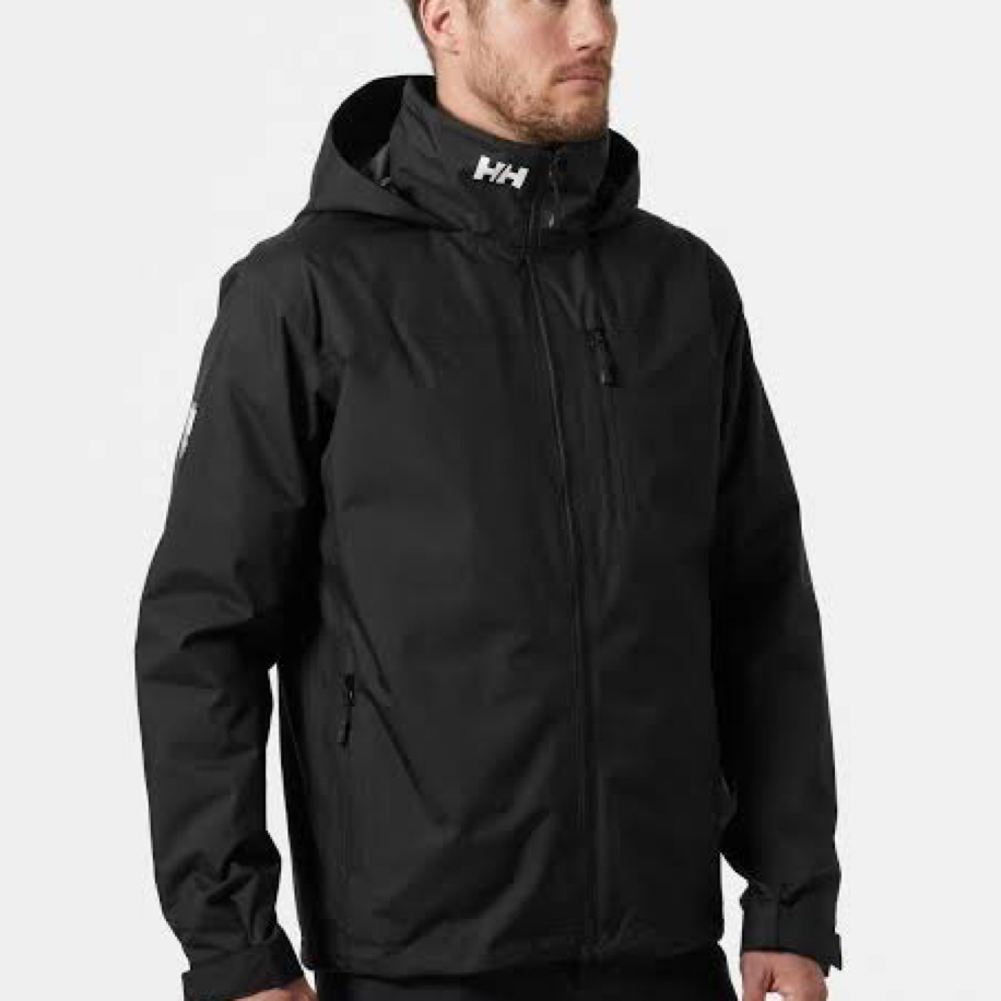 YENİ SEZON HH Polarlı Gizli Kapüşonlu Crew Mont Siyah 8361