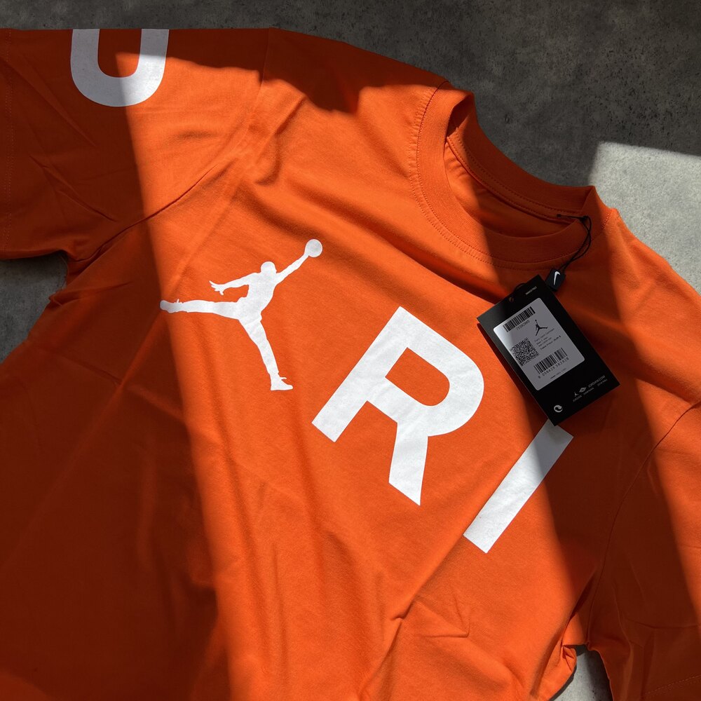 Jordan Paris Short Sleeve T-Shirt Orange 8088