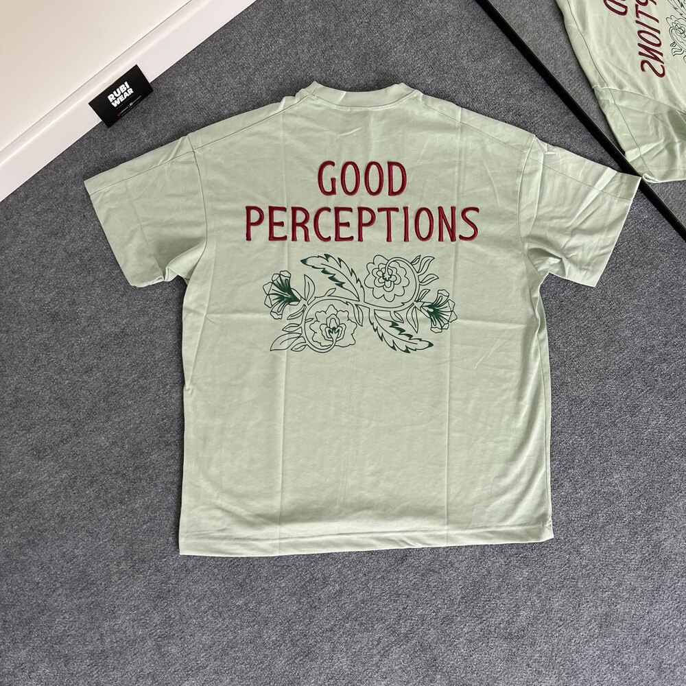 Premium Good Oversize T-Shirt Su Yeşili 8356
