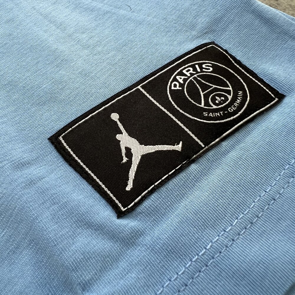 Jordan Paris Short Sleeve T-Shirt Blue 8088