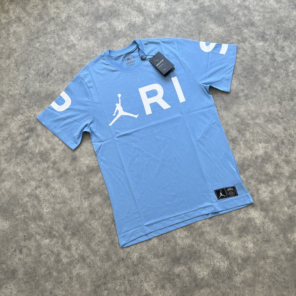 Jordan Paris Short Sleeve T-Shirt Blue 8088