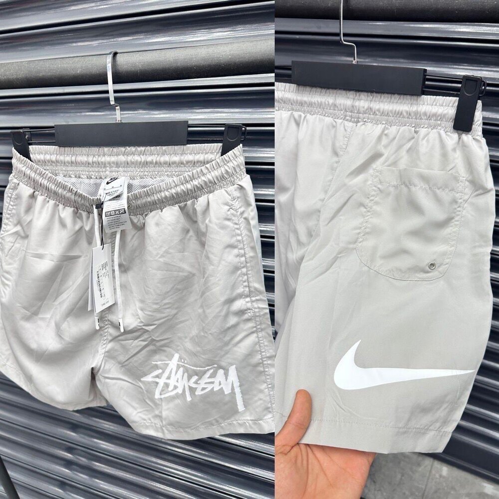 Nike x Stüssy Deniz Şortu Taş 8413 +1