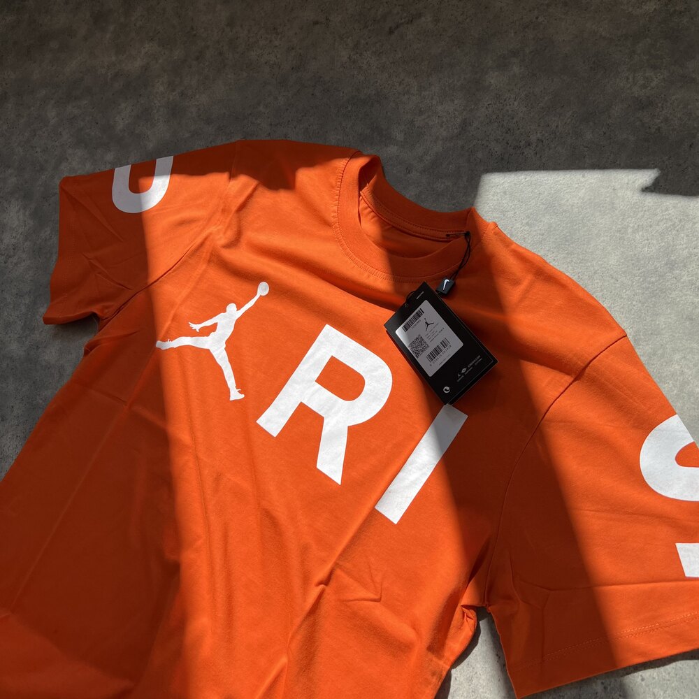 Jordan Paris Short Sleeve T-Shirt Orange 8088