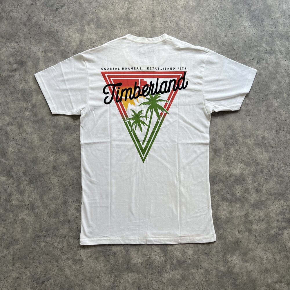 ‼️İNDİRİM TMB. Back Print T-Shirt Kırık Beyaz 8092