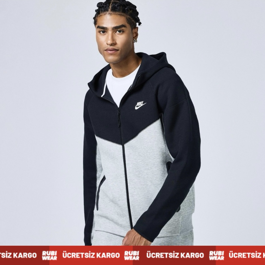 NSW Windrunner Tech Fleece Full Zip Hoodie Panda 8370