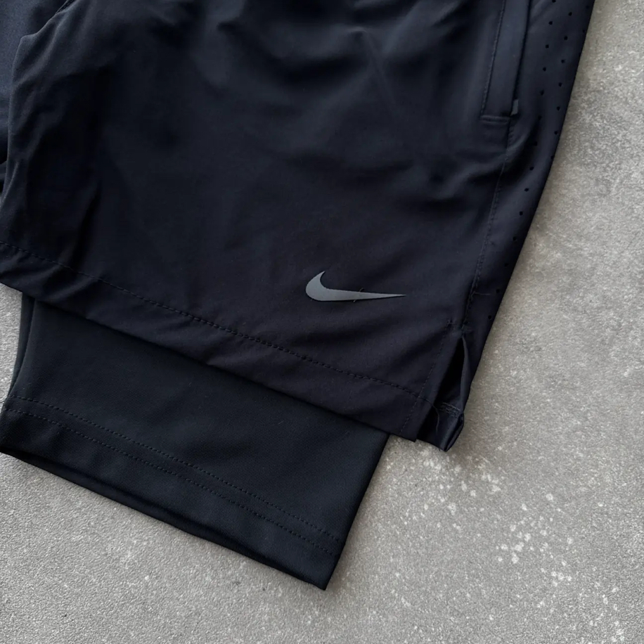 Nike Pro Taytlı Spor Şortu Siyah 8328S