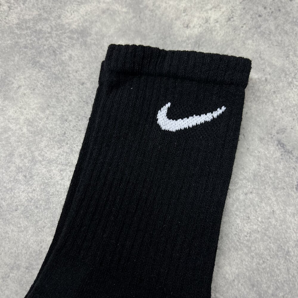 Nike Crew Çorap 3’lü Paket Siyah 8159