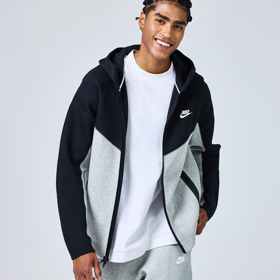 NSW Windrunner Tech Fleece Full Zip Hoodie Panda 8370