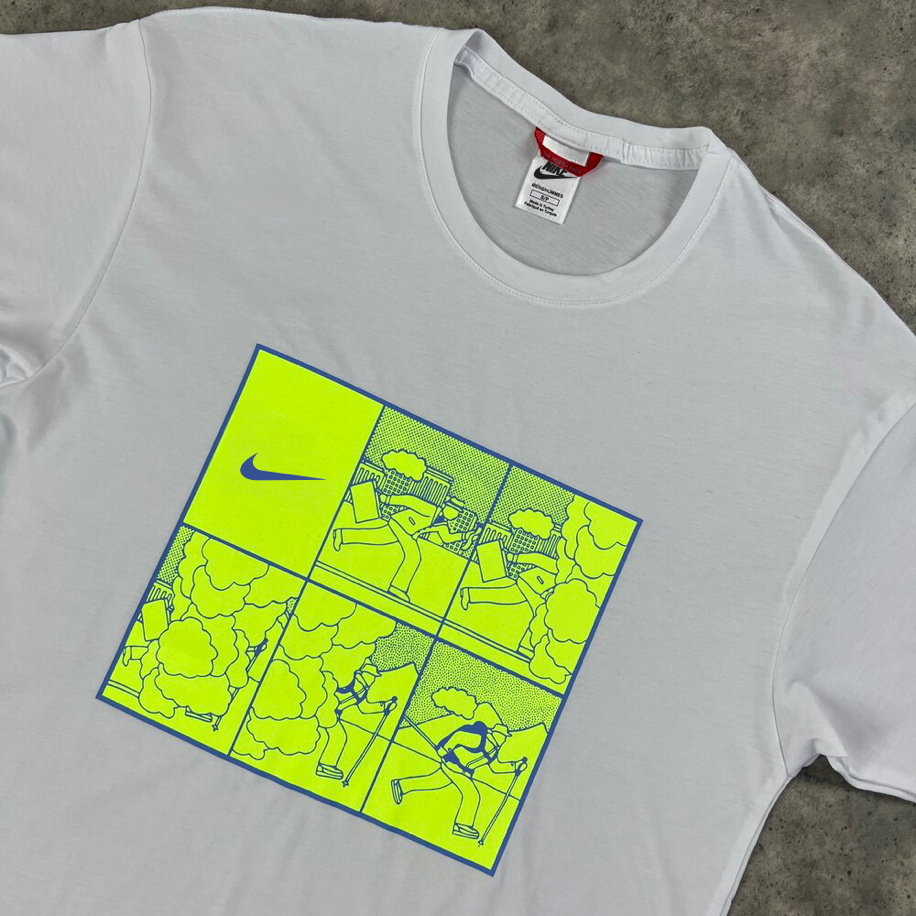 NSW Relax Fit T-Shirt Logo Print White 8250
