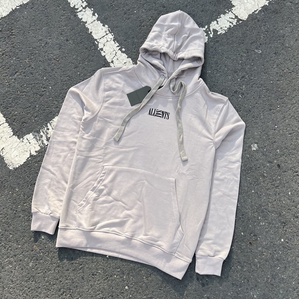 A.S. Chest Logo Hoodie Stone 8162